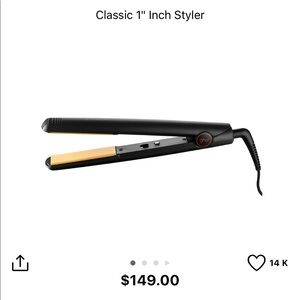 GHD Classic 1” flat iron/straightener